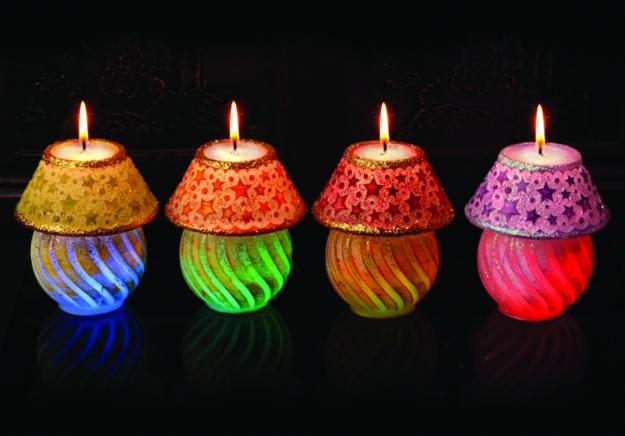 VELAS con luces LED’s