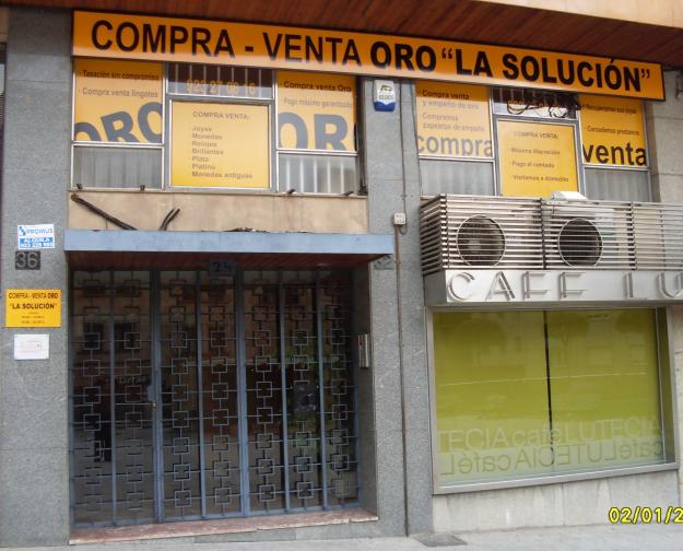 LA SOLUCION ORO (compra de oro, gestion empeños y compra papeletas empeño)