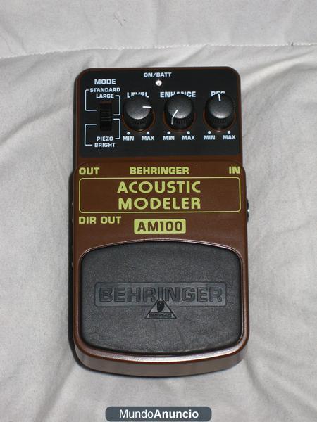 VENDO PEDAL ACOUSTIC MODELER (UNA HORA DE USO)