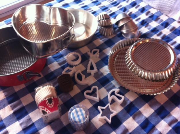 Kit para hacer tartas, magdalenas y muffins