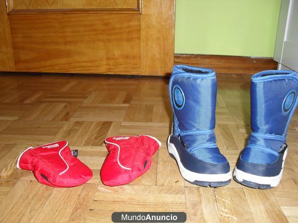 BOTAS Y GUANTES PARA LA NIEVE