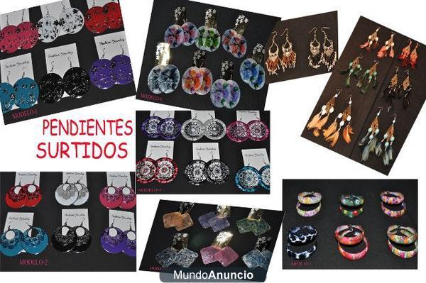 LOTES DE PENDIENTES A 0,88 CÉNTIMOS DE EURO TIENDAS, MERCADILLOS