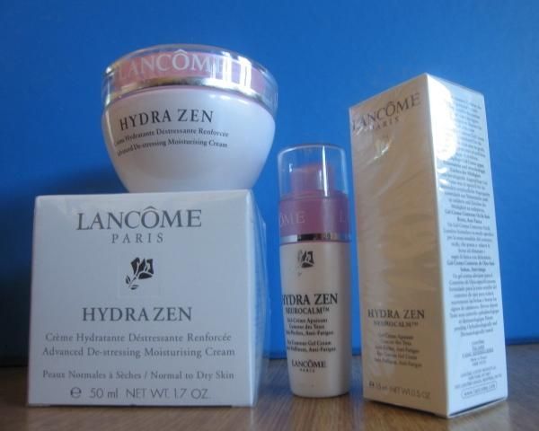 pack de la linea hidrazen de Lancome:contorno ojos+hidratante+regalo