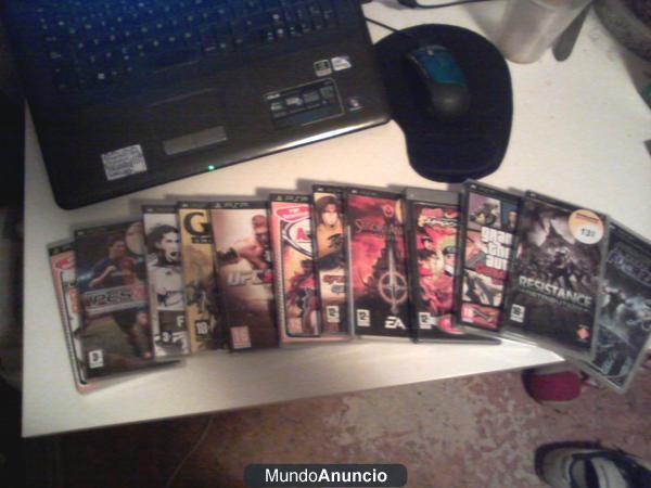 12 juegos psp +2 de regalo