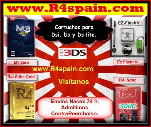 NUEVOS CARTUCHOS para NINTENDO 3DS, DSI XL, DSI (R4I GOLD,R4I 3DS,EZFLASH 3DS,M3I ZERO 3DS