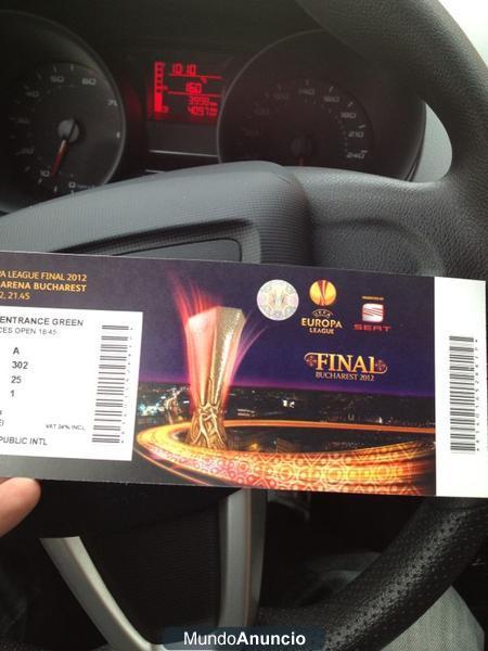 Vendo Boli BIC y regalo 2 entradas Final UEFA 2012