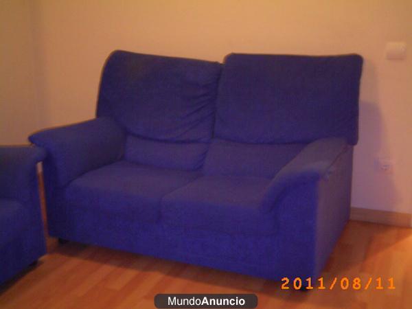 SOFAS 2 + 2 DE TELA SEMINUEVOS 300€