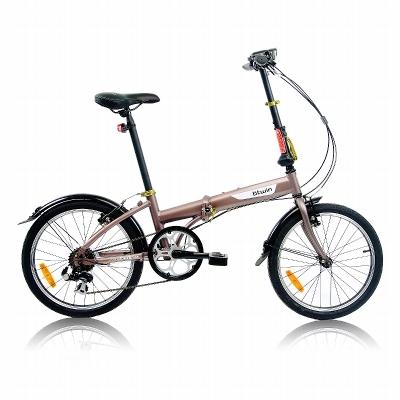 bicicleta plegable semi-nueva b'twin valorada en 300 euros en el decathlon