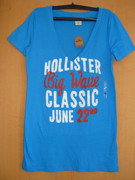 Camisetas Hollister chica a estrenar, talla M