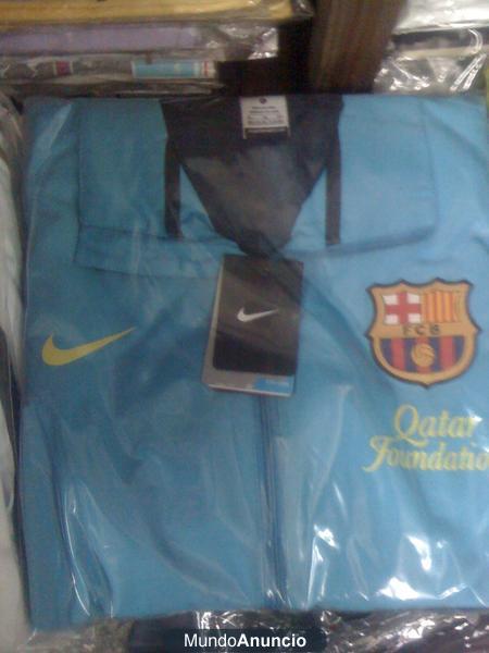 Camisetas real madrid y barcelona 2012