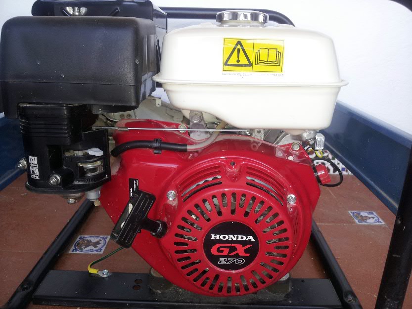 grupo electrogeno motor honda gx270 4000w