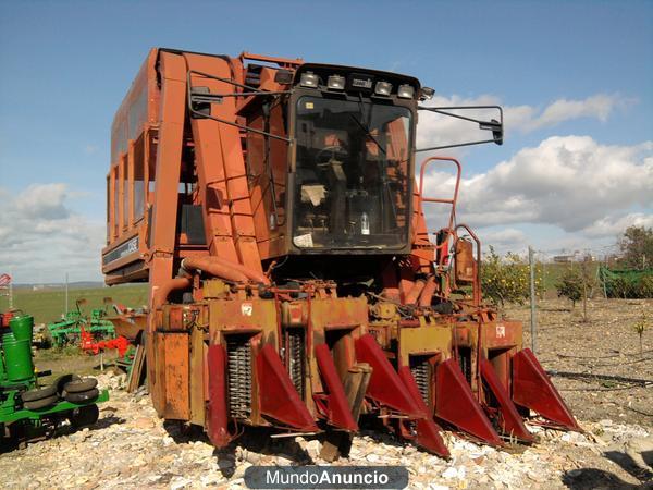 cambio maquina cosechar algodon y carro elevador