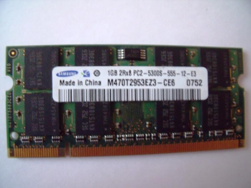 modulos de memoria Ram para portatil