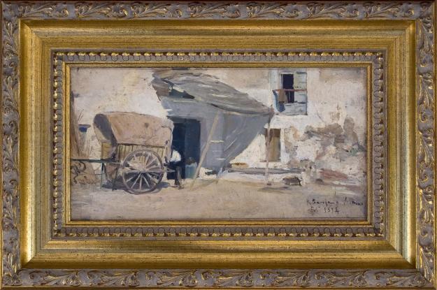 vendo cuadro de Ricardo Baroja realizado en 1894