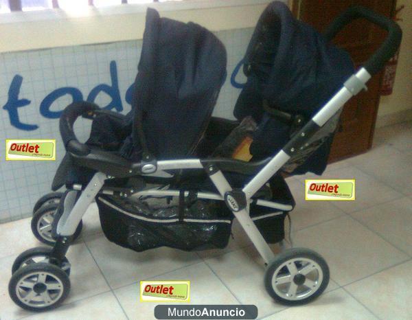 COCHE JANé TWIN TWO con 3 meses de garantia