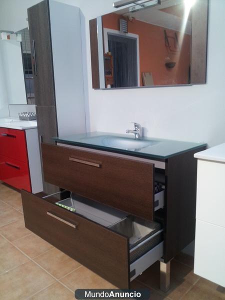 Muebles de baño NUEVOS wengue de dos cajones xl calidad