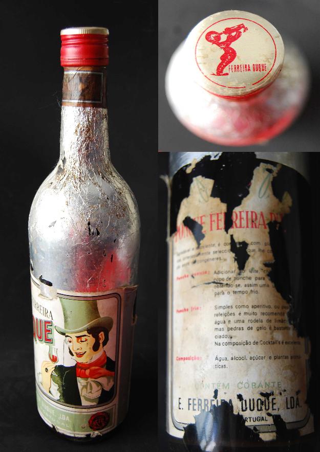 Botella ponche ferreira duque