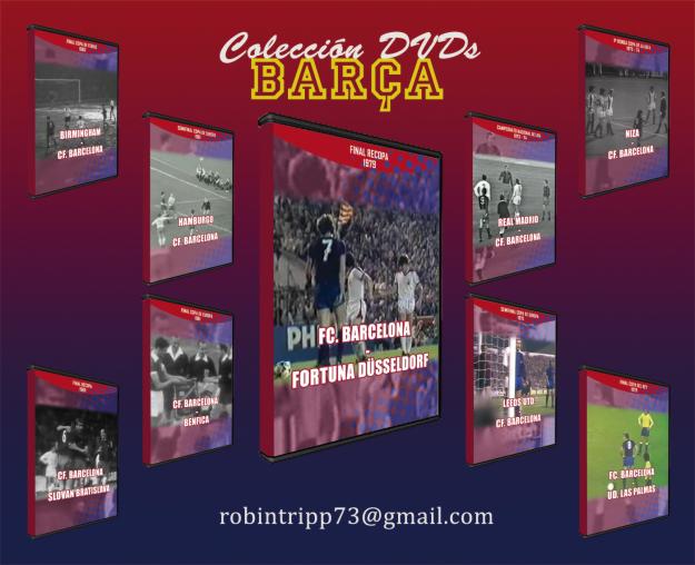 Colección DVD's Partidos antiguos FC. BARCELONA