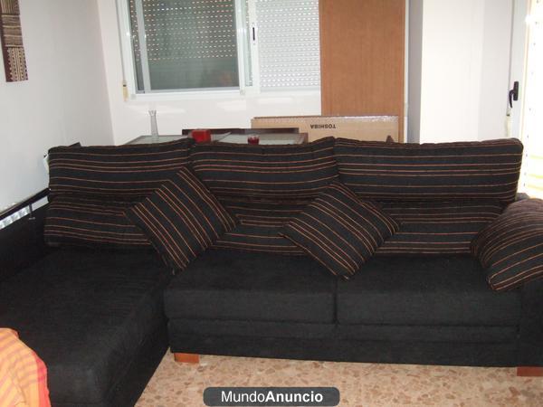 vendo sofa chaise logue como nuevo