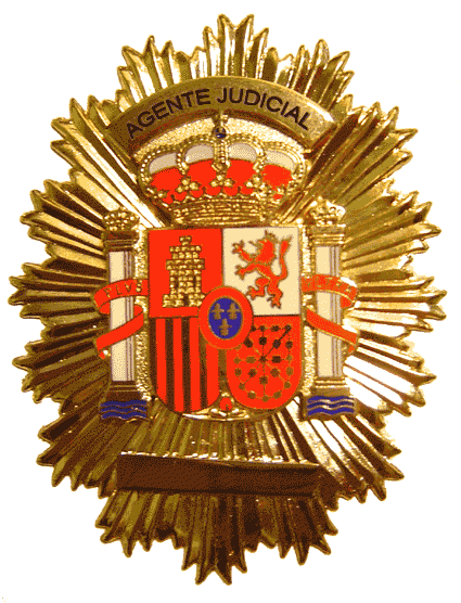 PLACA DE AGENTE JUDICIAL- AUXILIO JUDICIAL