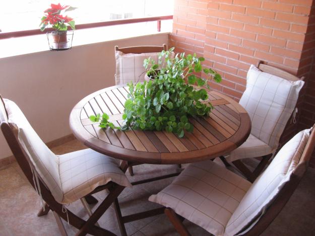 MESA Y SILLAS PARA TERRAZA Y JARDIN