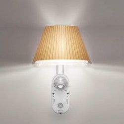 Artemide Choose parete led estructura gris aluminio, difusor en pergamino - iLamparas.com