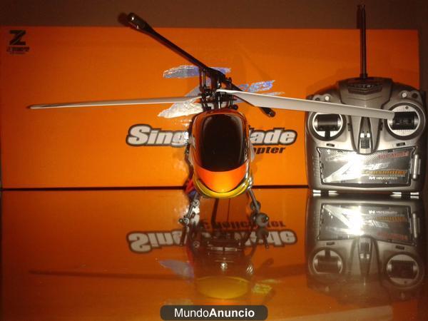 Helicoptero single blade 4 canales.