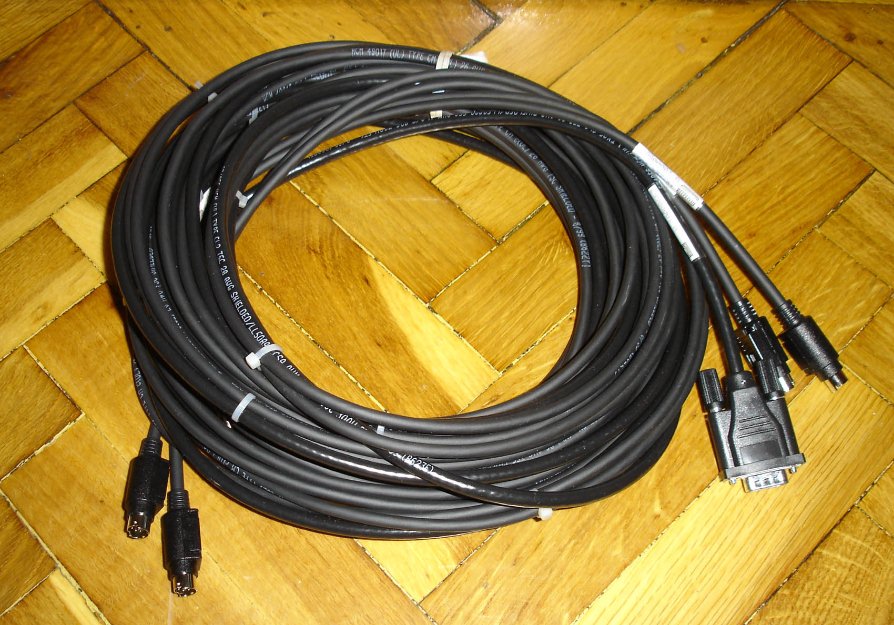 Cable KVM ( 6 metros ) VGA  y 2 Ps/2