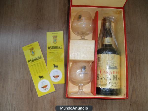 Brandy Osborne Carabela Santa María de 1966. Pack de lujo