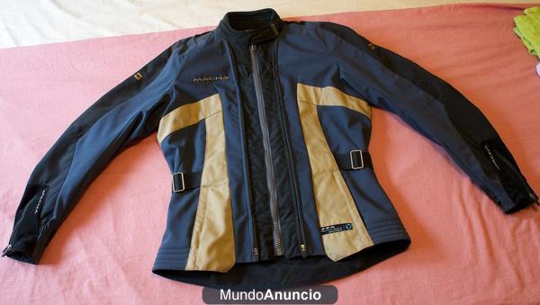 Chaqueta moto mujer