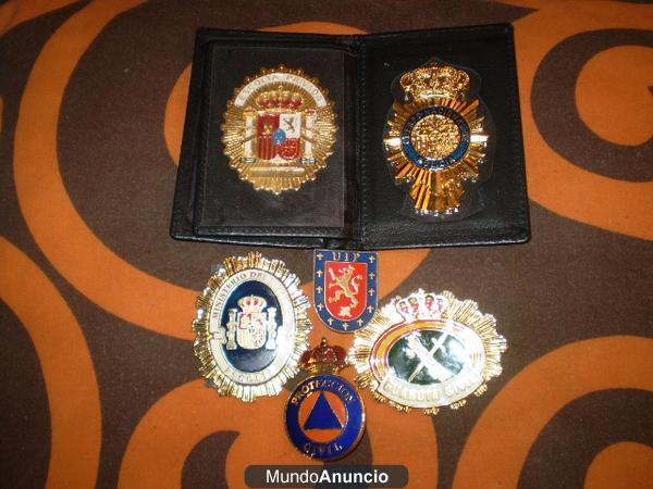 lotes de placas y lote de insignias americanas