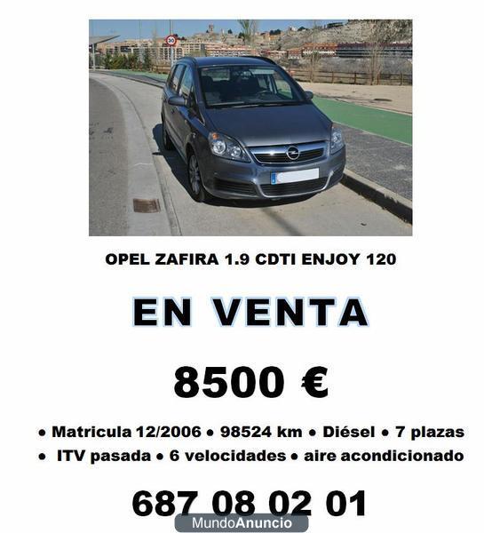 OPEL ZAFIRA 1.9 CDTI ENJOY 120