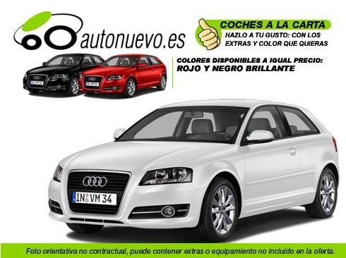 Audi A3 3p 1.4Tfsi 125cv Stronic 7vel. S line Pus Ambition . Blanco. Rojo o Negro Brillante. Nuevo. Nacional.