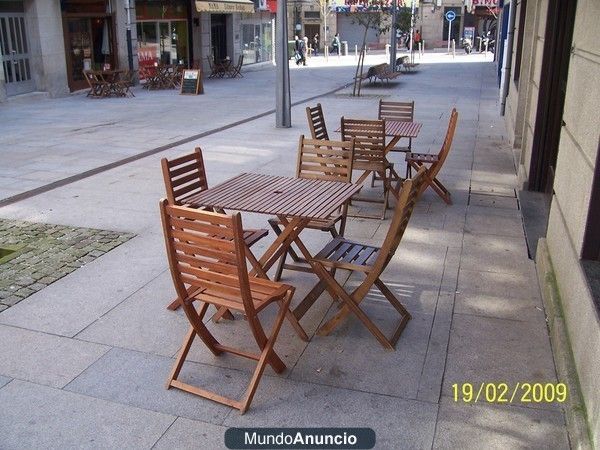 MOBILIARIO DE HOSTELERIA, TERRAZA Y JARDIN