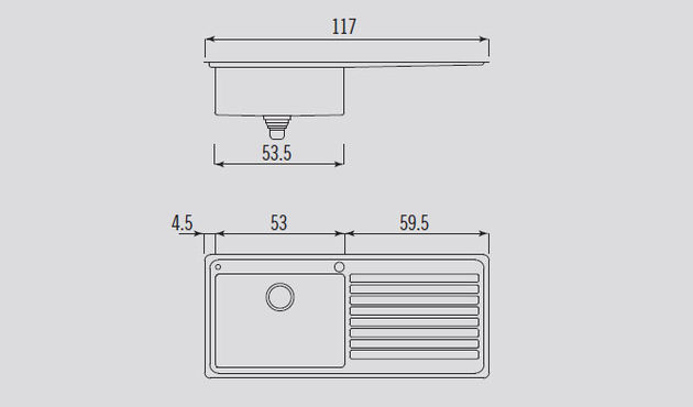 Alpes Inox LFPS 5117/1V1S