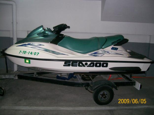 Moto acuatica bombardier sea doo gti 3 plazas