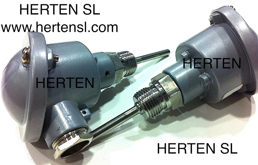 Sonda PT100 de alta precision con rosca 1/2