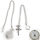 Reloj de bolsillo de diseño de anime Fullmetal Alchemist, anillo y collar conjunto - mejor precio | unprecio.es