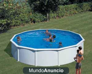 Piscinas desmontables de chapa, madera. marca gre y toi