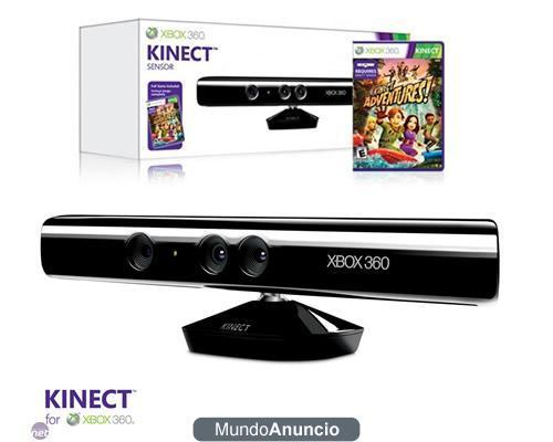 kinect con caja original + juego original+ cables