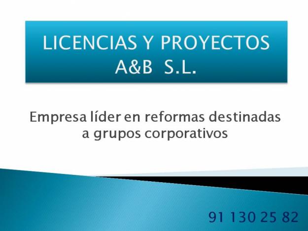 Reforma tu local y obten tu licencia