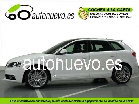 Audi A3 Sportback S Line  Black Edition  1.8 Tfsi 160cv 6vel. Blanco Ibis, Negro ó rojo Brillante. Nuevo.Nacional.