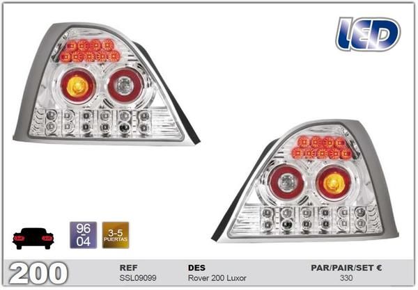 PILOTOS TIPO LED ROVER 200 1996-2004 3/5P