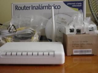 ADSL, router WiFi de TELEFONICA