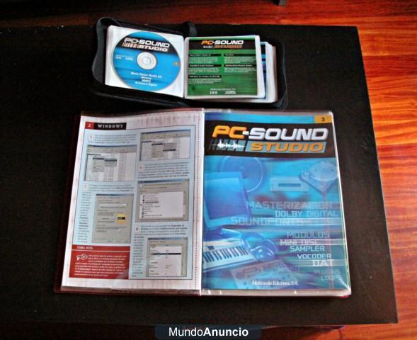 Pc sound studio colección fascículos estudio de audio profesional