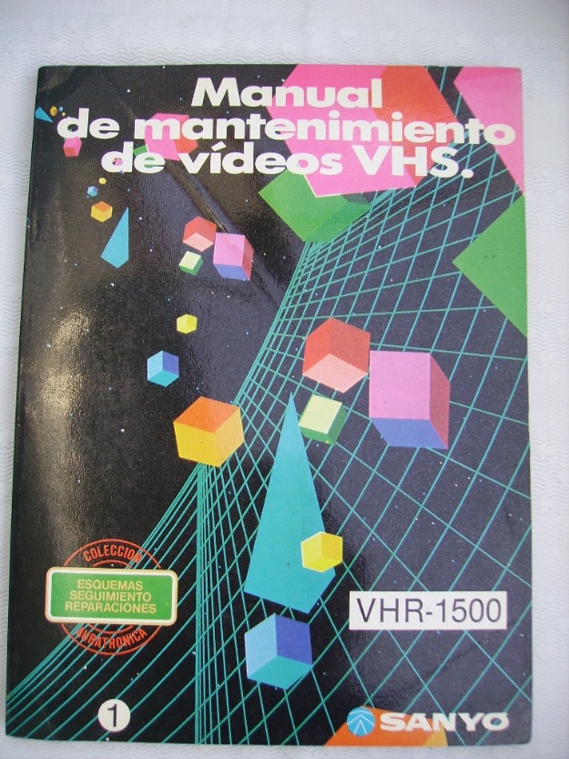 Manual mantenimiento video SANYO VHS, VHR 1500