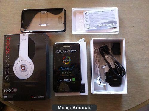 SAMSUNG GALAXY NOTE  16gb libre cascos beats audio