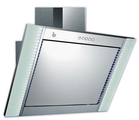 Baraldi Myra - inox-vetro - 900