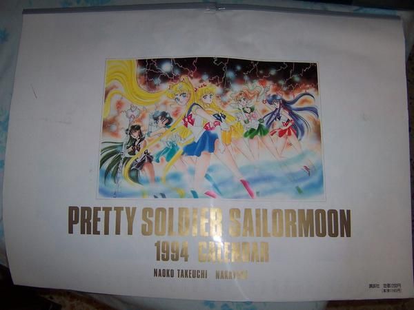 SAILOR MOON CALENDARIO ANTIGUO