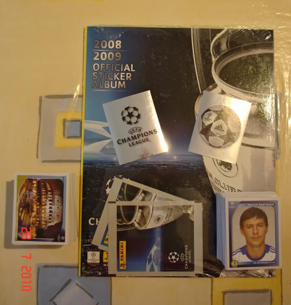 ALBUM CROMOS CHAMPIONS 2008/2009 PANINI